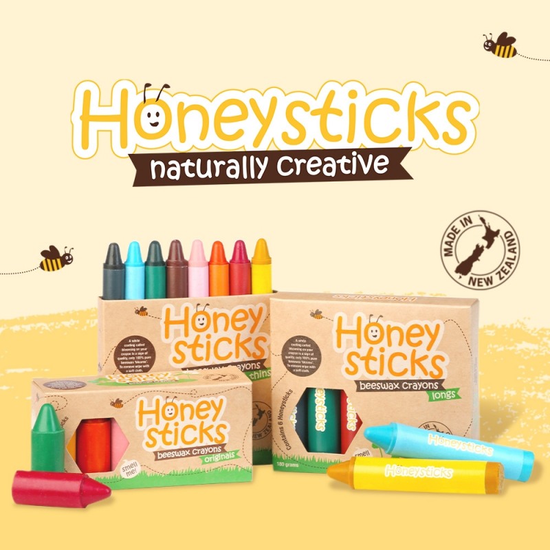 아기를 위한 첫 크레용, 허니스틱!-벌꿀로 만든 아기 크레파스 색연필